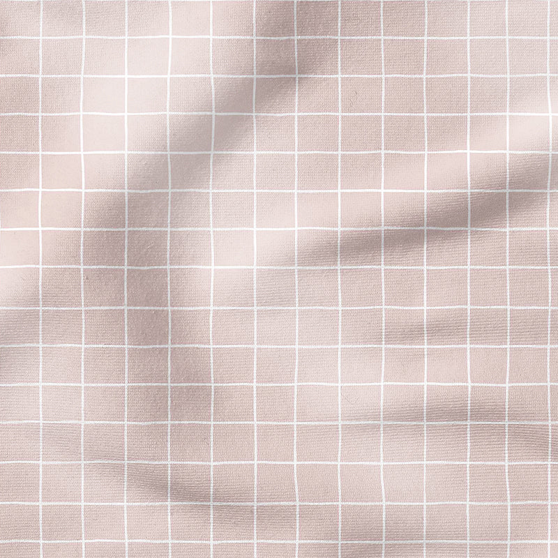 0.5m Biojersey Grid blush *COMING SOON*