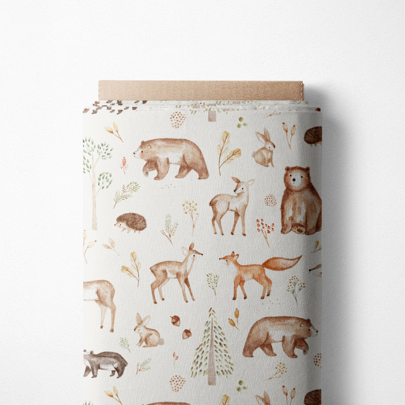 0.5m BIO French Terry Hickory ecru