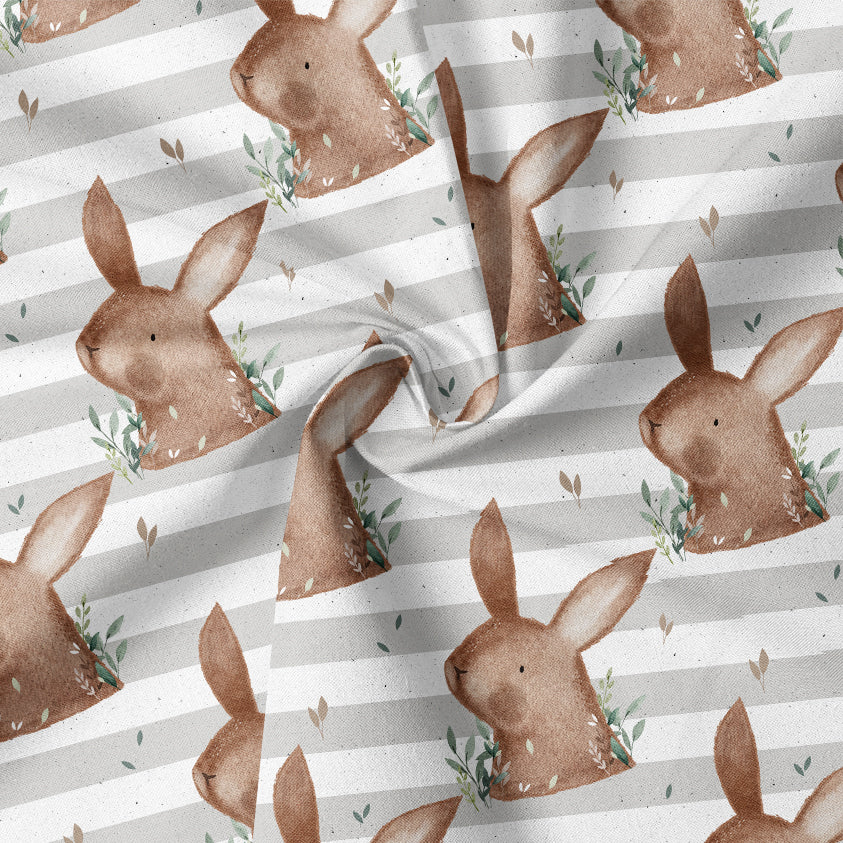 0.5m BIO French Terry Hase Neville Gray *VORBESTELLUNG*