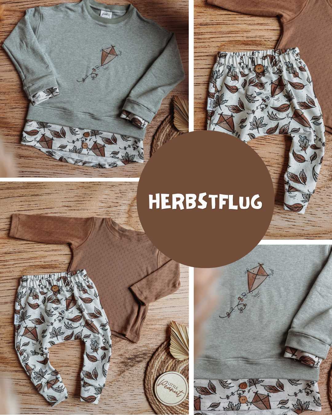 0.5m BIO French Terry Herbstflug *STOFFÜBERSICHT*