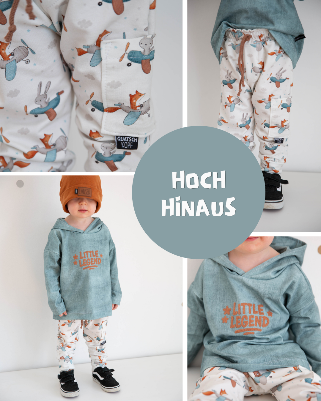 0.5m BIO French Terry Hoch hinaus