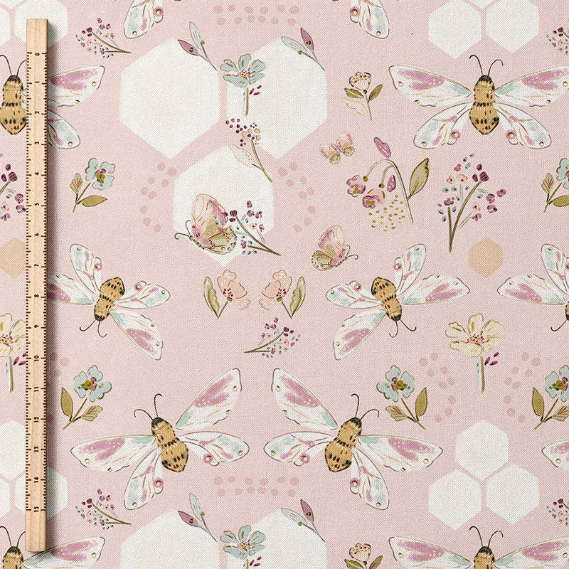 0.5m BIO French Terry Honey cotton