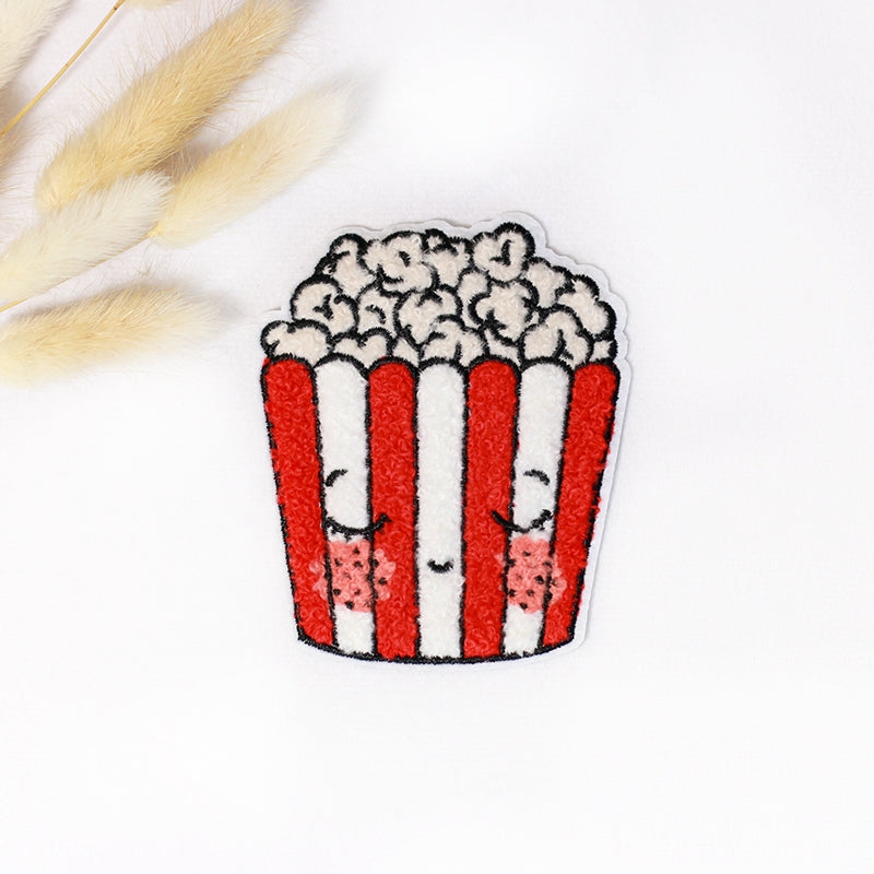 Chenille Patch: Popcorn | 9x8cm