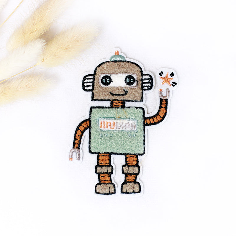 Chenille Patch: Robot | 10x7cm