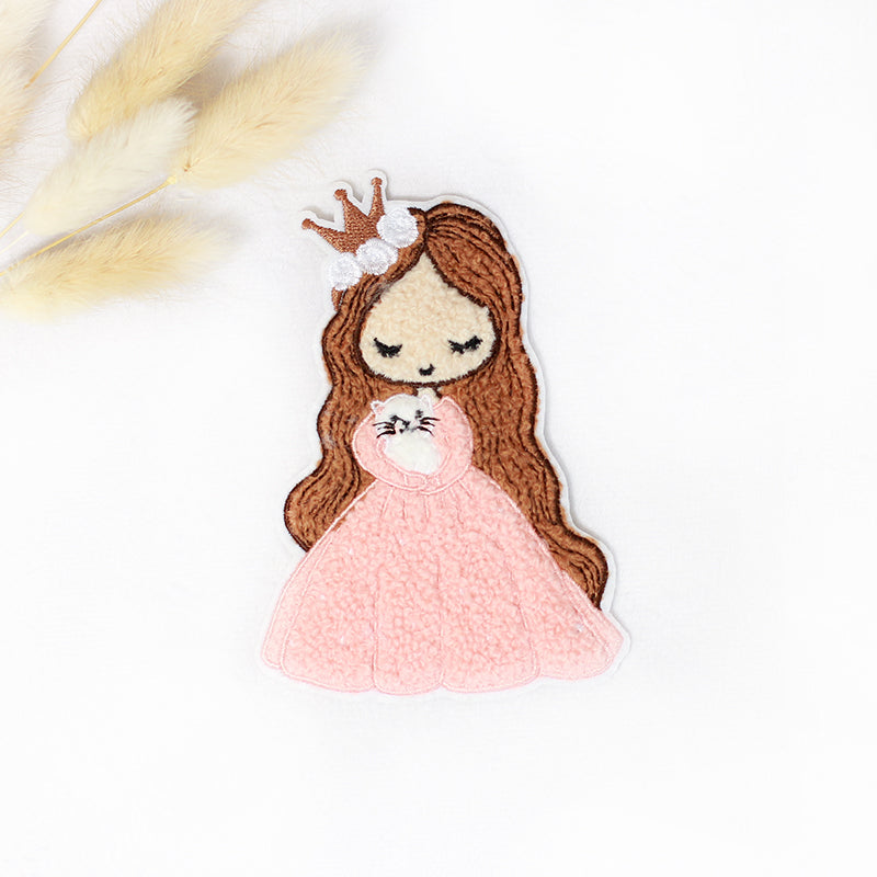 Chenille Patch: Prinzessin | 11x7,5cm