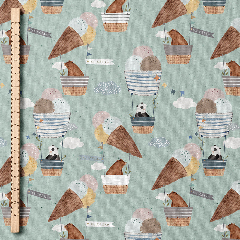 0.5m BIO French Terry Ice Ice Bear *STOFFÜBERSICHT*