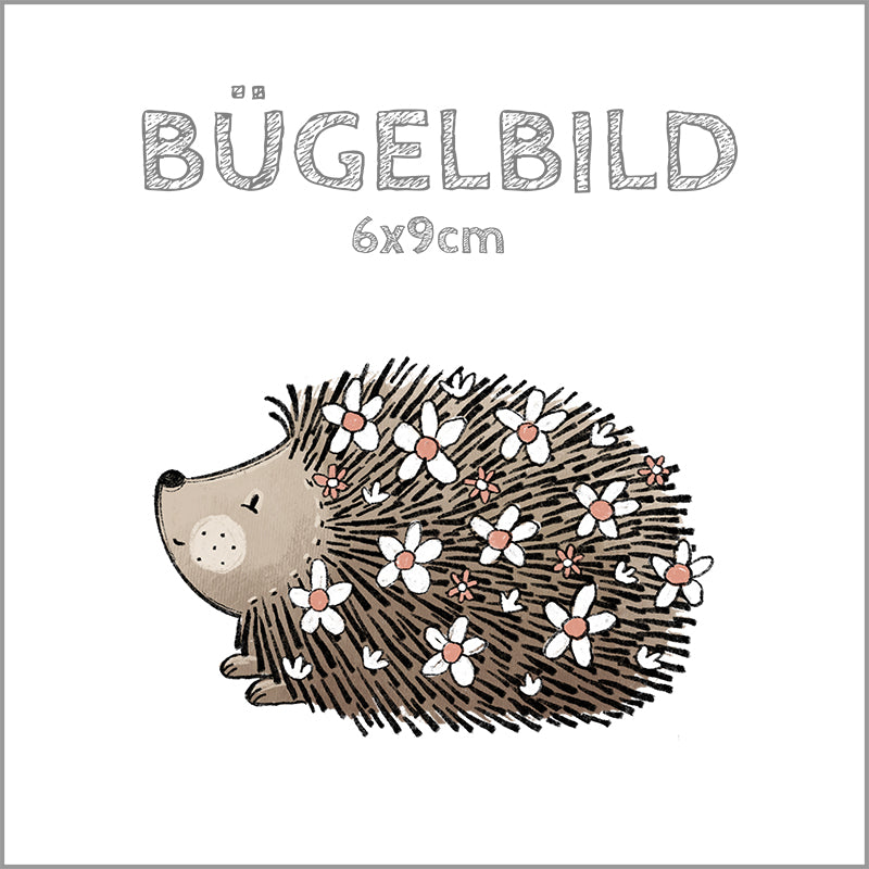 Bügelbild Irma Igel | 6x9cm