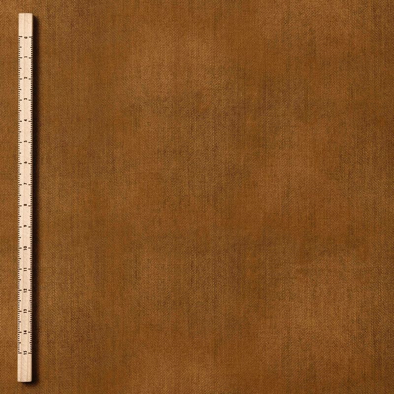 RESTSTÜCK 90cm BIO French Terry Jeanslook braun