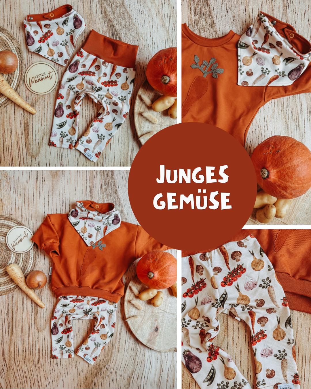 0.5m Biojersey Junges Gemüse