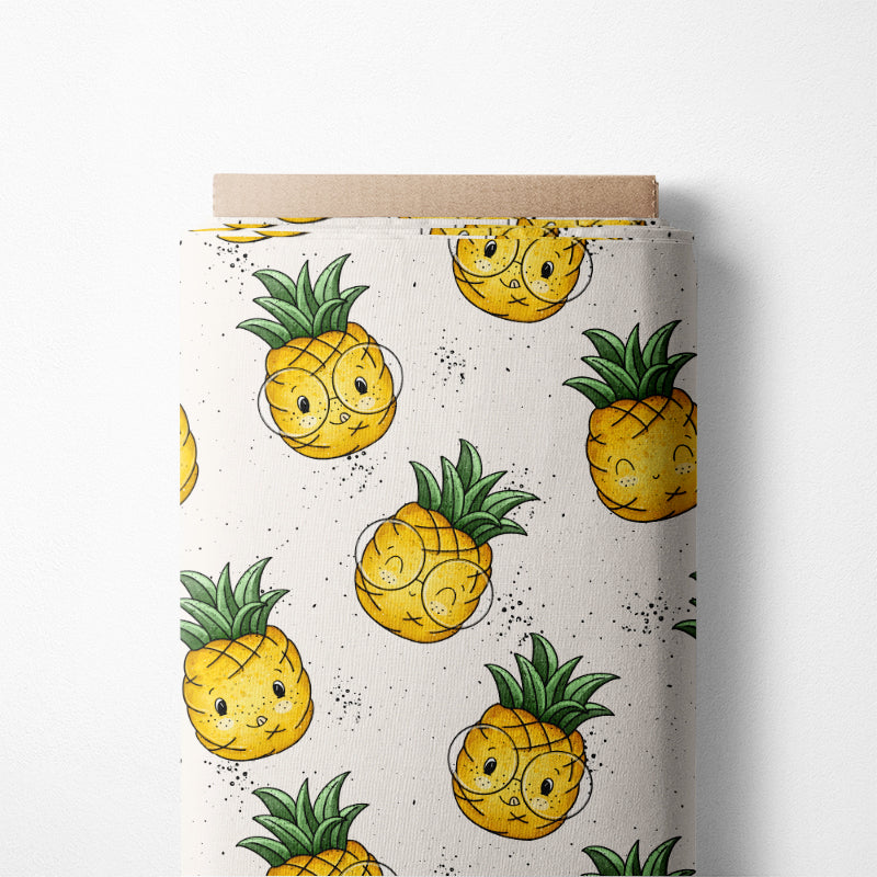 0.5m BIO French Terry Ananas *STOFFÜBERSICHT*