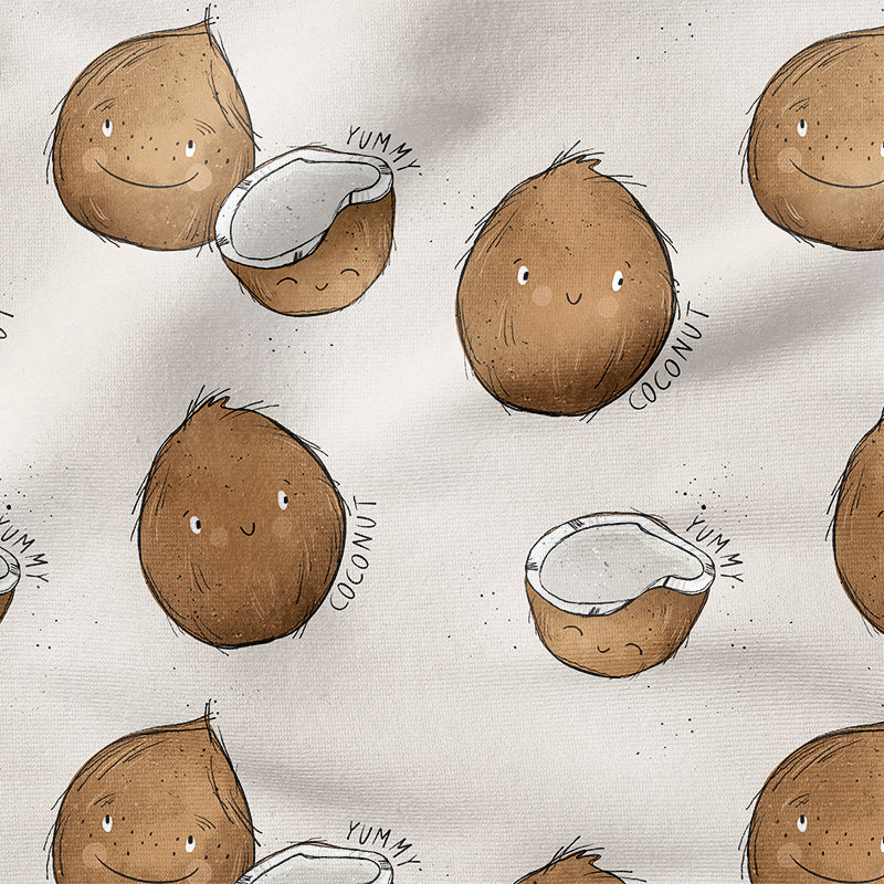 0.5m BIO French Terry Coconut
