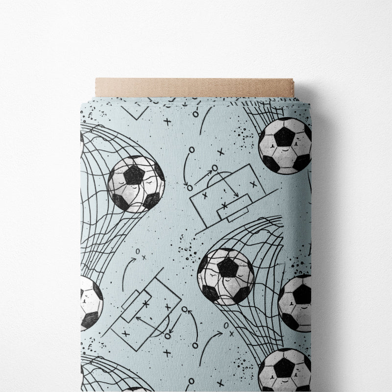 0.5m BIO French Terry Fussball *STOFFÜBERSICHT*