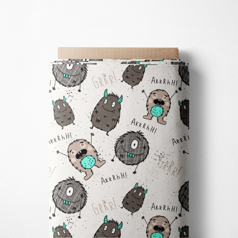 0.5m BIO French Terry Mini Monster *STOFFÜBERSICHT*