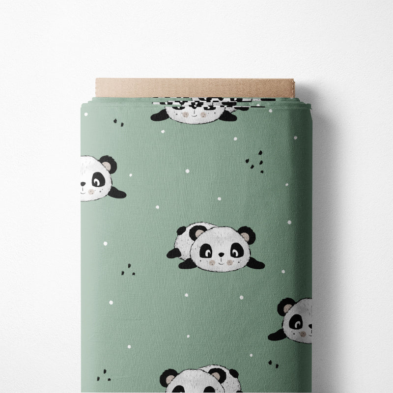 0.5m BIO French Terry Pauli Panda mint