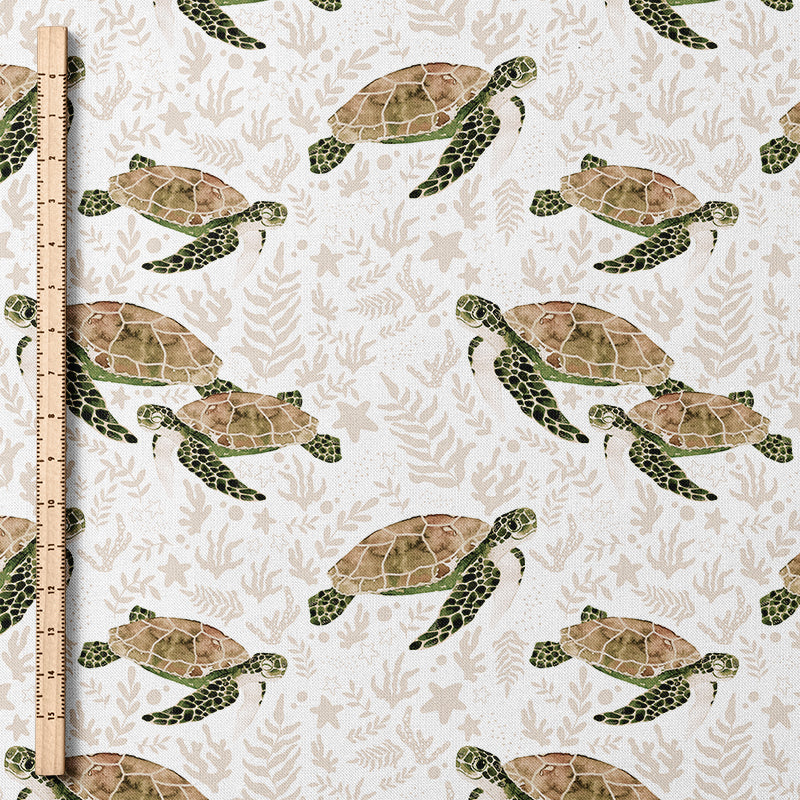 0.5m Bademodestoff Tortuga neutral