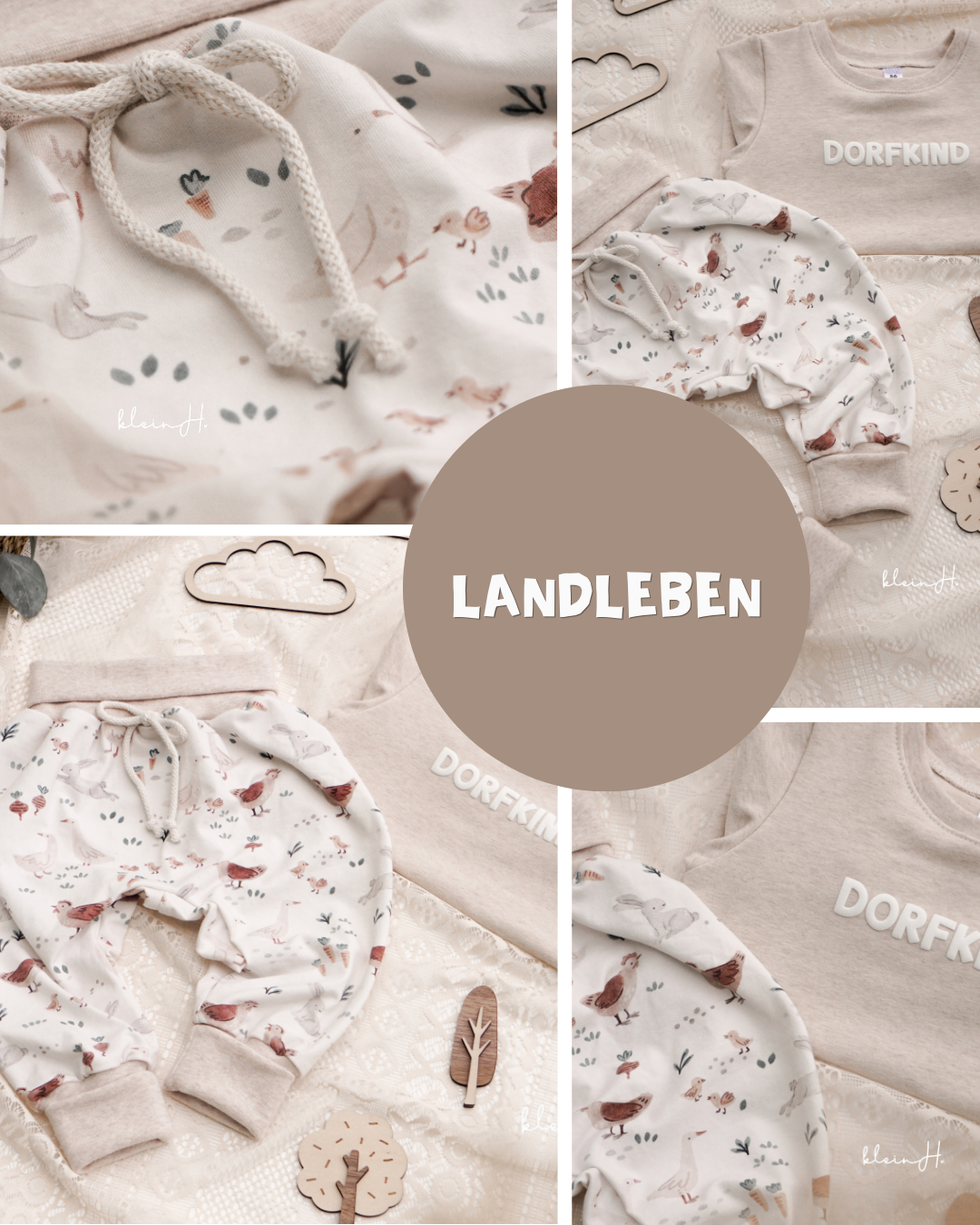 RESTSTÜCK 100cm BIO Rippjersey Landleben