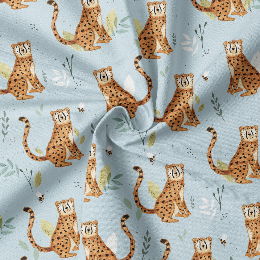 0.5m BIO French Terry Leopard Sasha *VORBESTELLUNG*