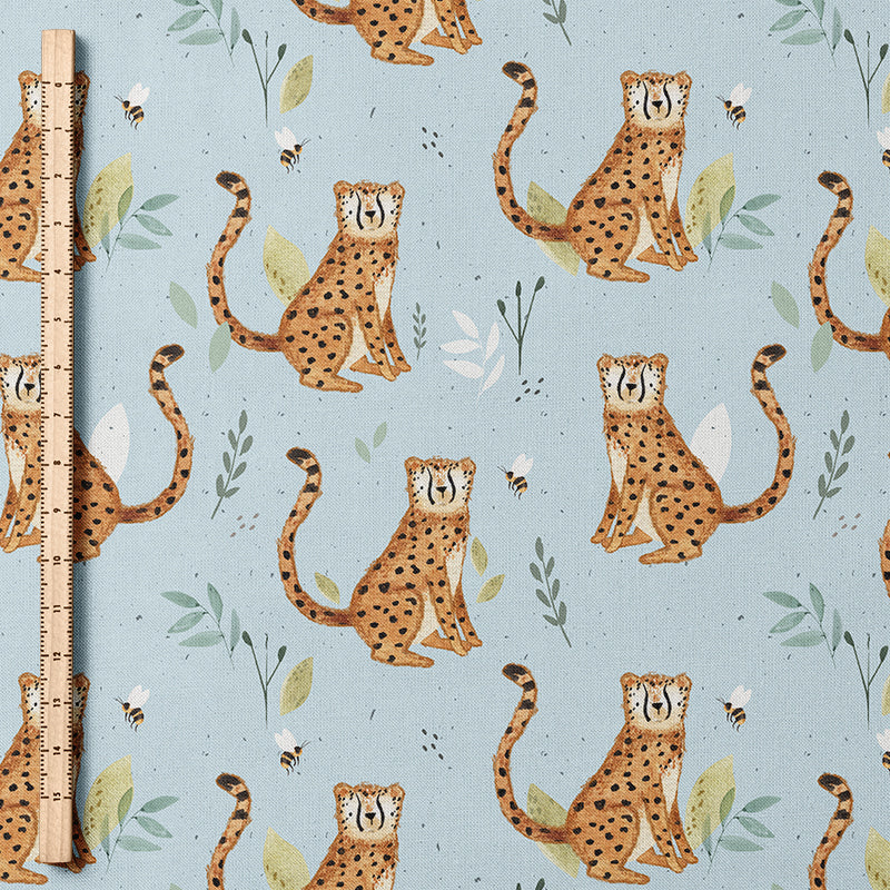 0.5m BIO French Terry Leopard Sasha *VORBESTELLUNG*