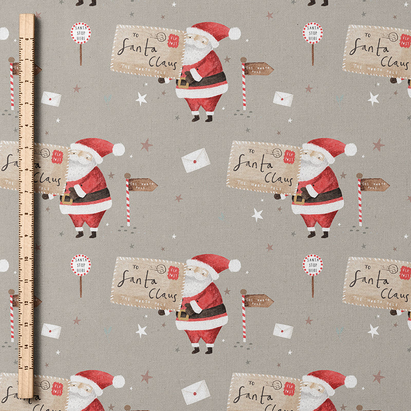 0.5m BIO French Terry Letters to Santa