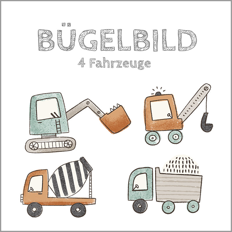 Bügelbild Little Builder Collection