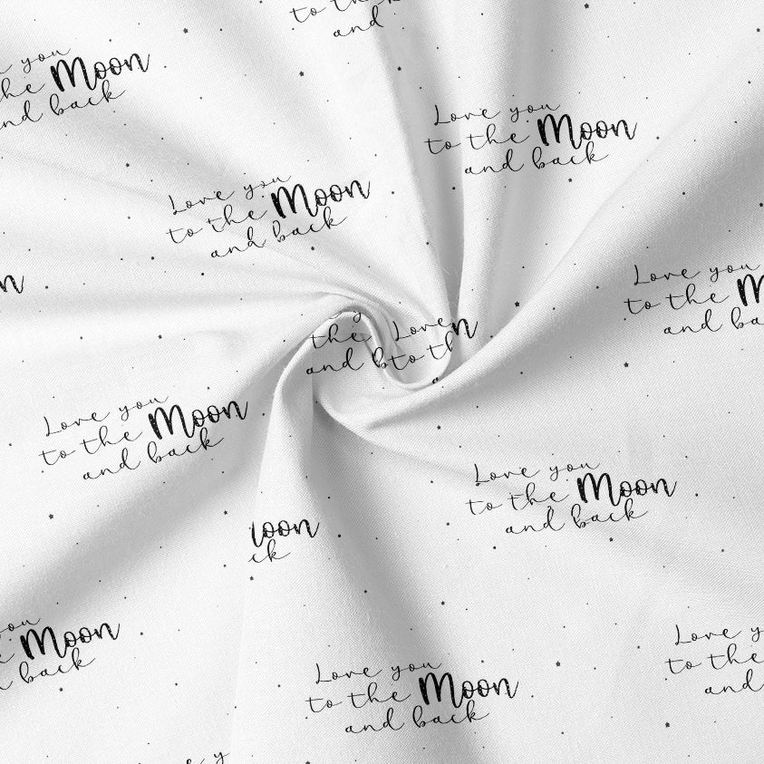 85cm Softshell Love you to the Moon white