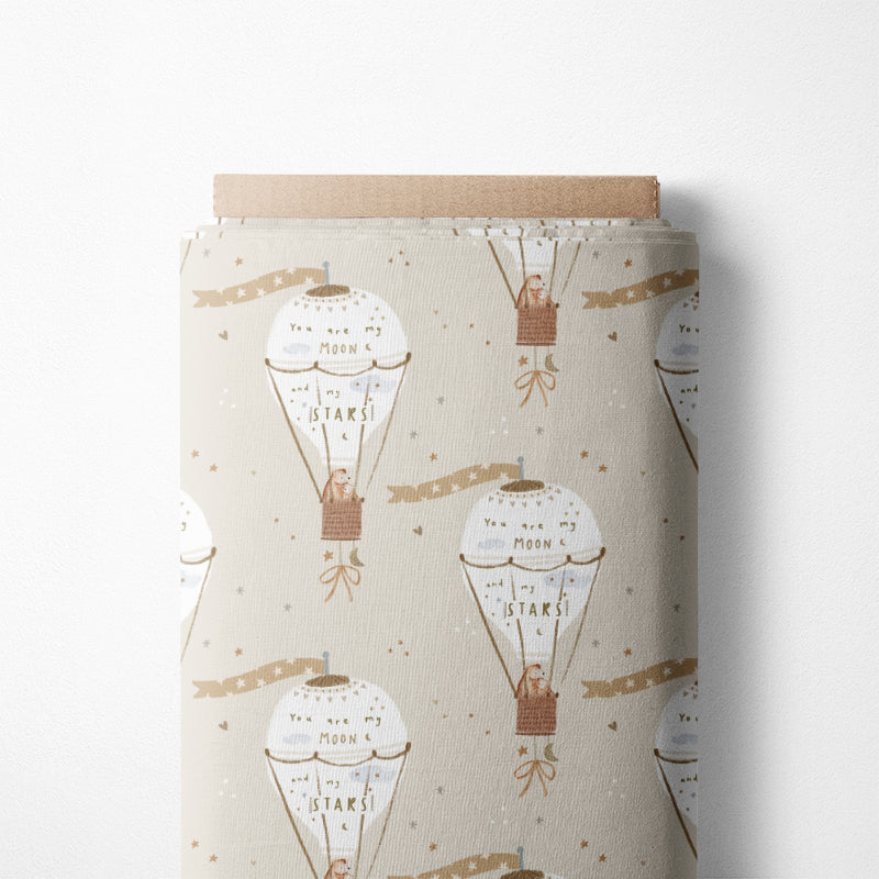 0.5m BIO French Terry Moon-Balloon *STOFFÜBERSICHT*