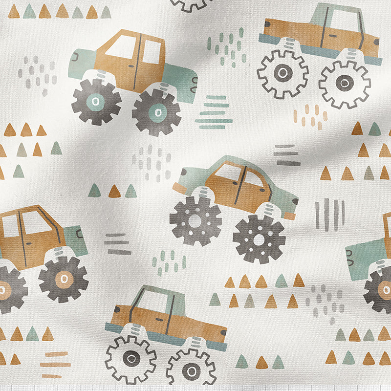 0.5m BIO French Terry Monster Truck cream