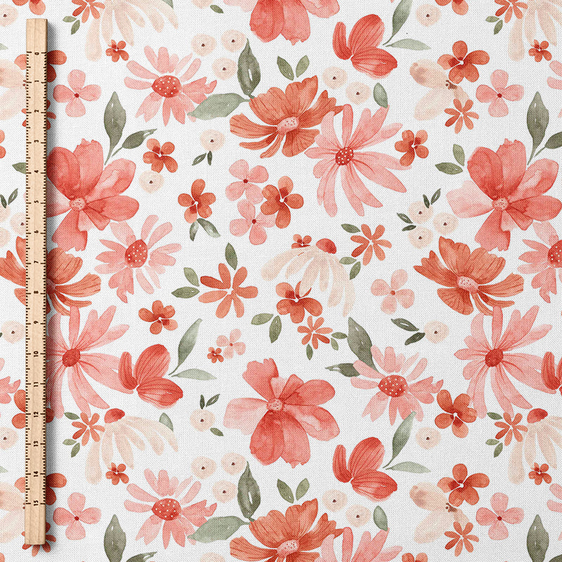 RESTSTÜCK 125cm Biojersey Mabel Flowers