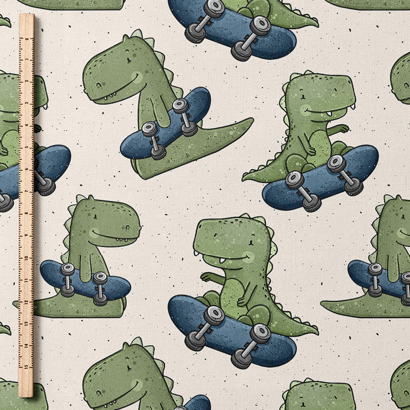 0.5m BIO French Terry Skater-Dino *STOFFÜBERSICHT*