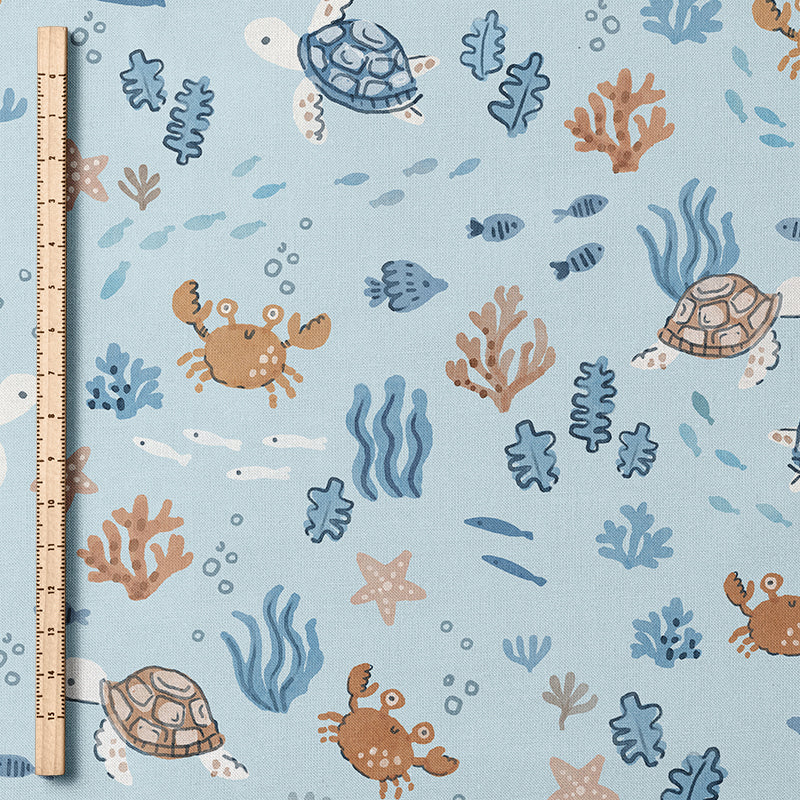 0.5m BIO French Terry Soft Ocean *STOFFÜBERSICHT*