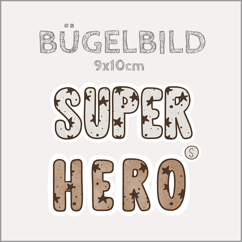 Bügelbild Superhero | 9x10cm