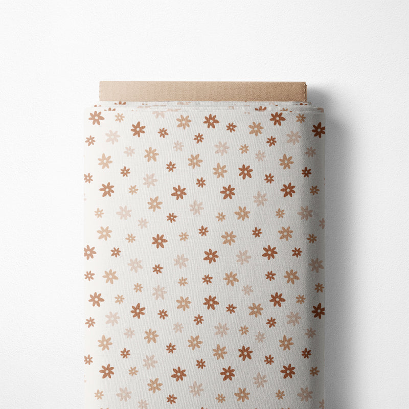 RESTSTÜCK 150cm BIO Ribjersey Sweet Flowers