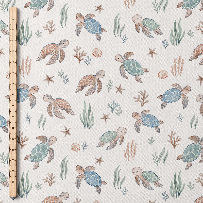 0.5m Baumwolle Turtle Friends *VORBESTELLUNG: Lieferzeit 4-6 Wochen*