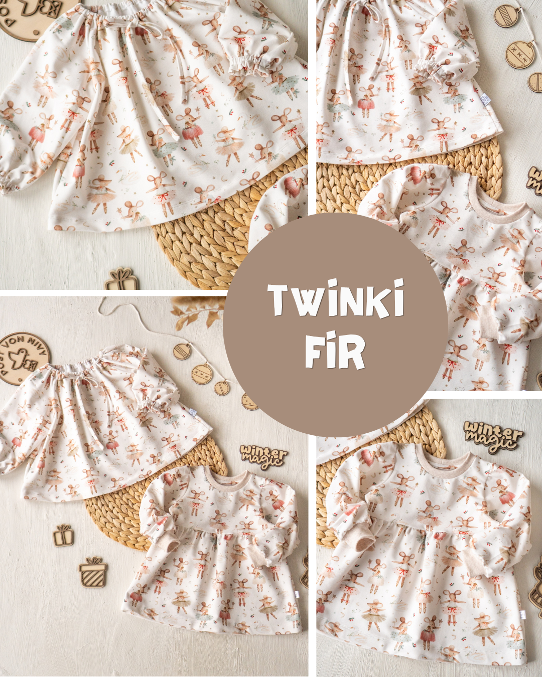 0.5m BIO French Terry Twinki fir *STOFFÜBERSICHT*