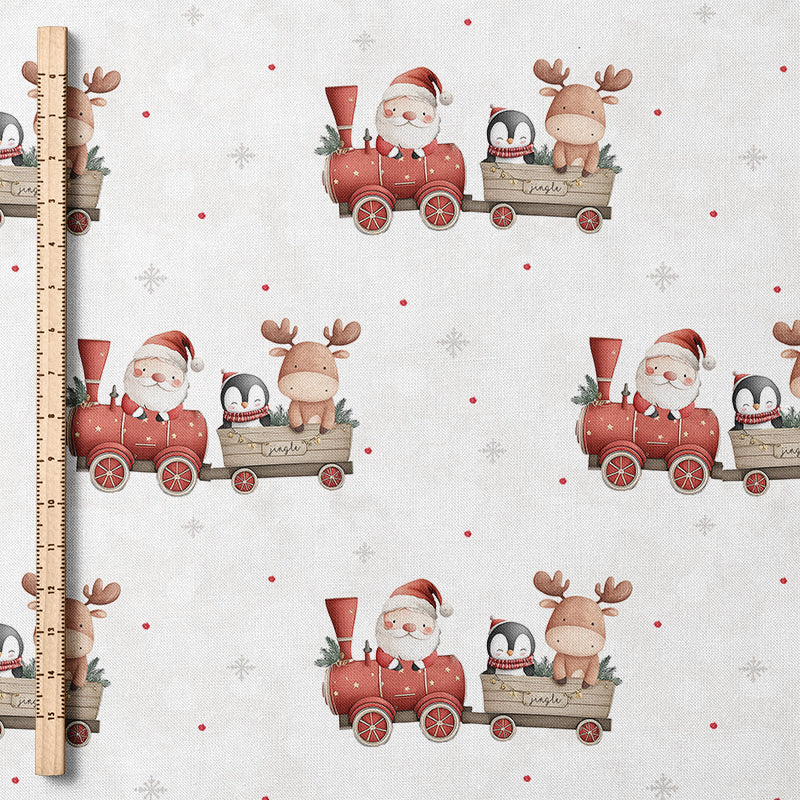 0.5m Biojersey Weihnachtsexpress *VORBESTELLUNG - Lieferzeit 4-6 Wochen*