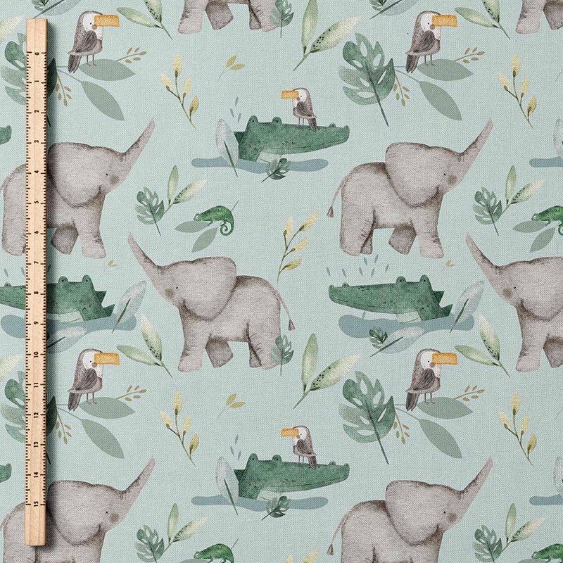 0.5m BIO French Terry Welcome to the Jungle *VORBESTELLUNG*