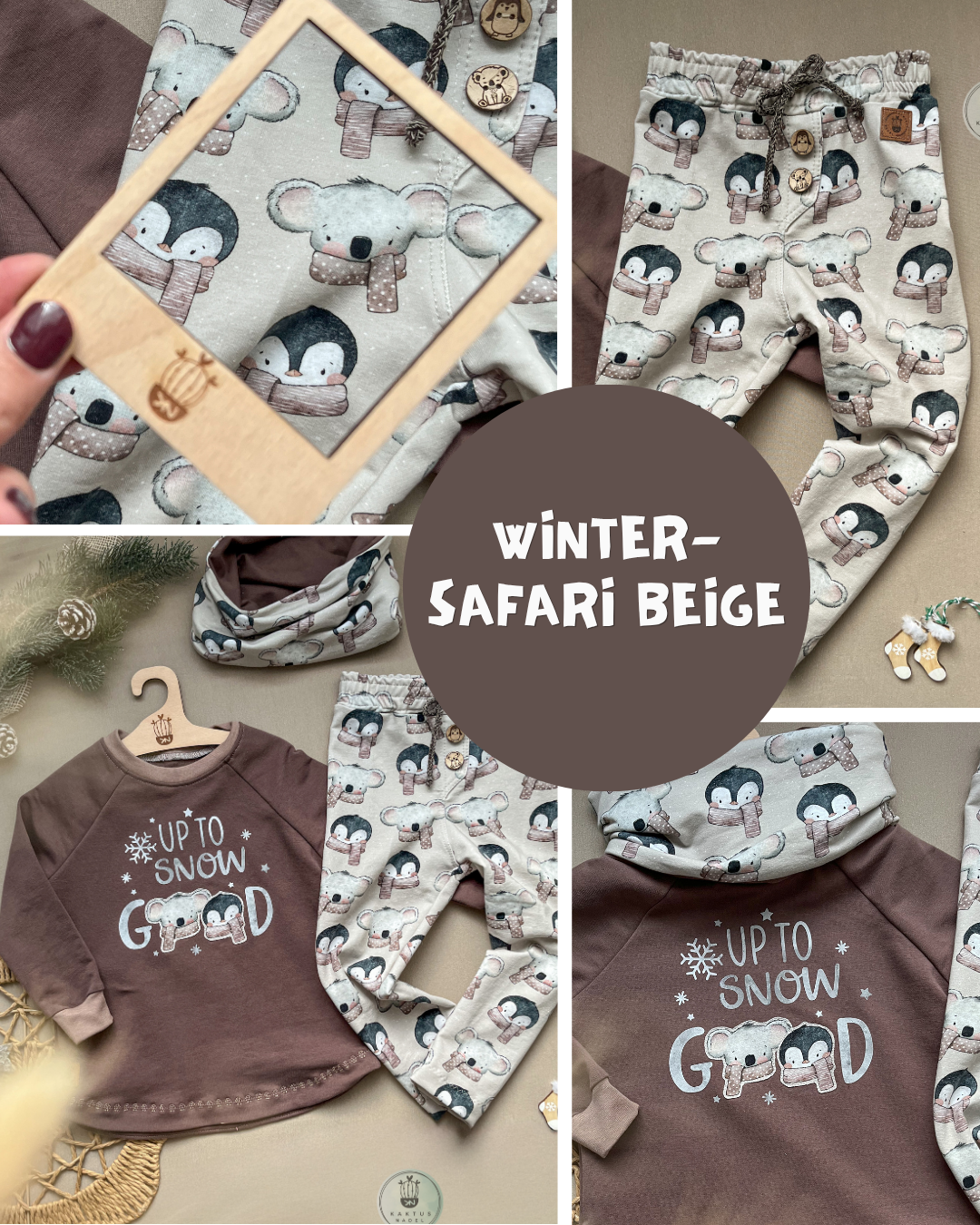 0.5m BIO French Terry Winter-Safari beige *STOFFÜBERSICHT*