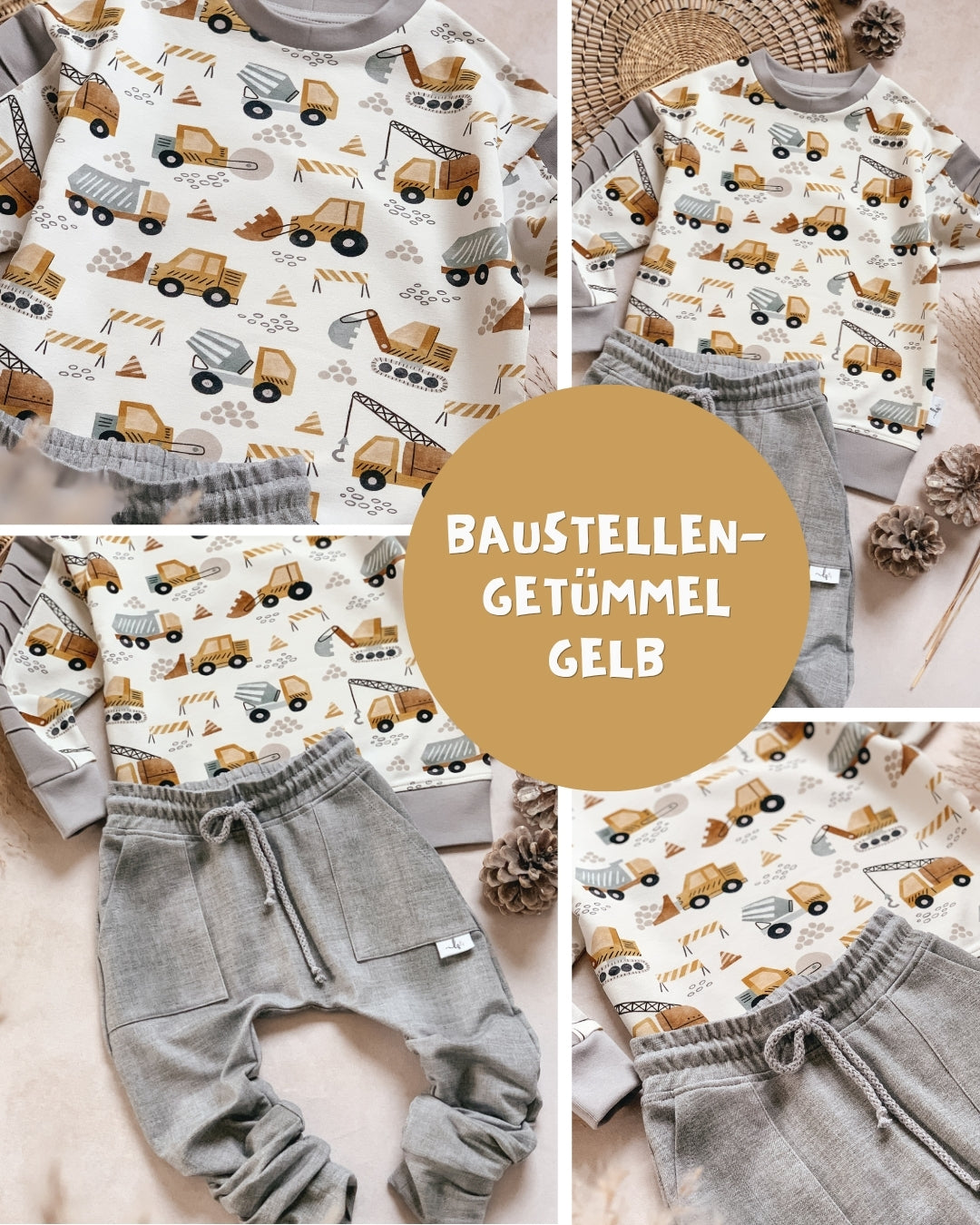 0.5m Biojersey Baustellengetümmel gelb