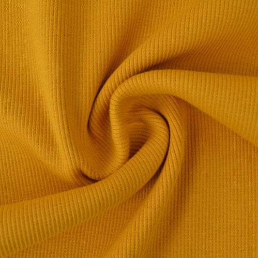 0.5m Bündchen gerippt ocker