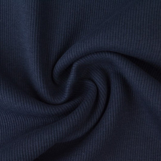 0.5m Bündchen gerippt navy