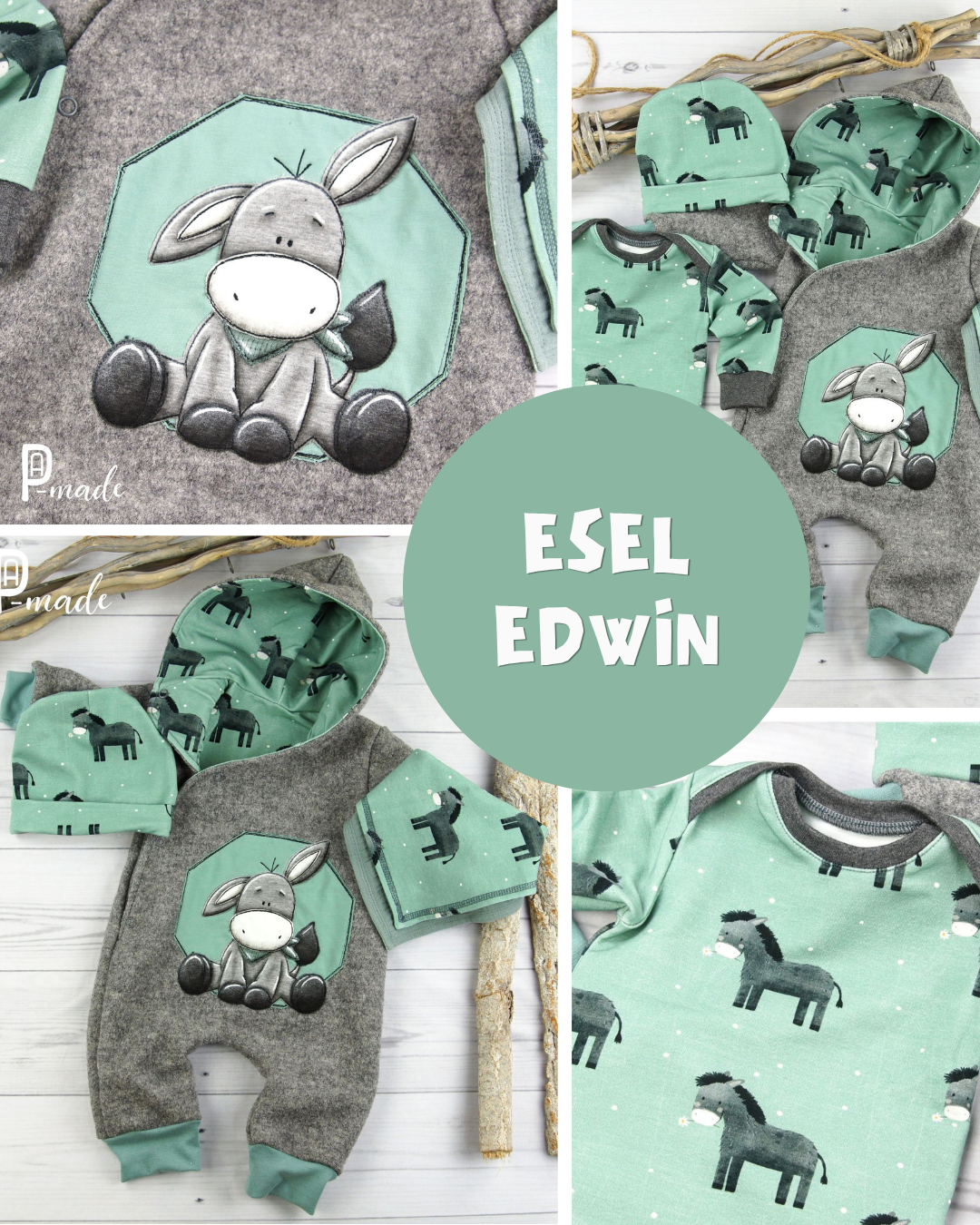 145cm Softshell Esel Edwin