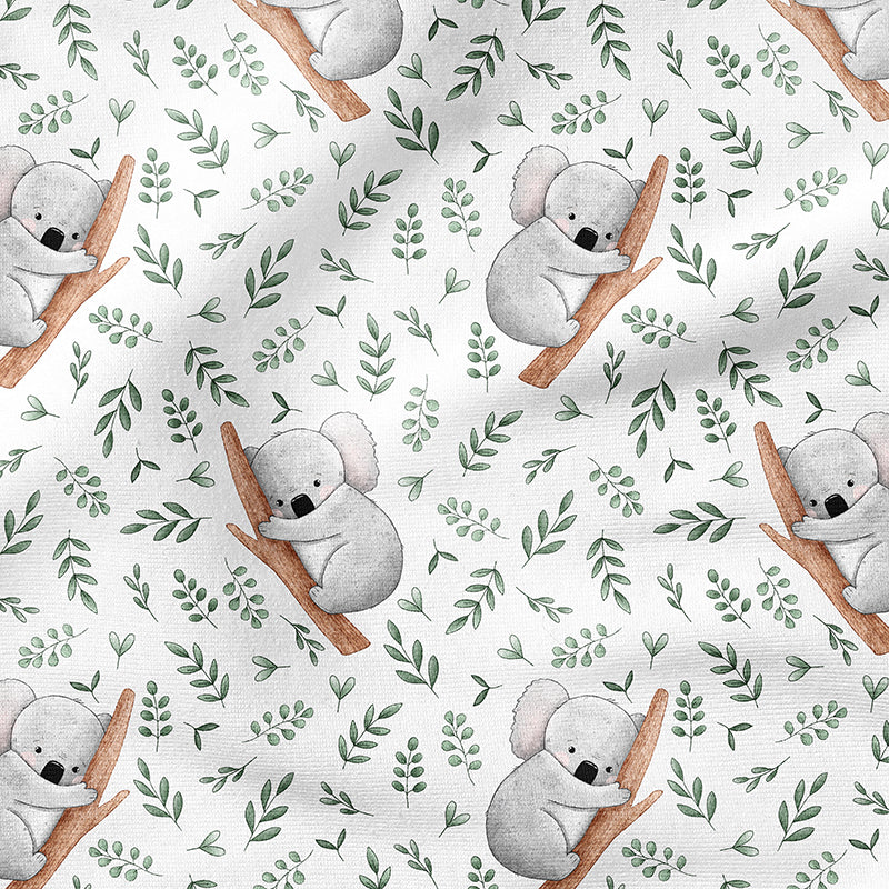 0.5m BIO French Terry Koala white