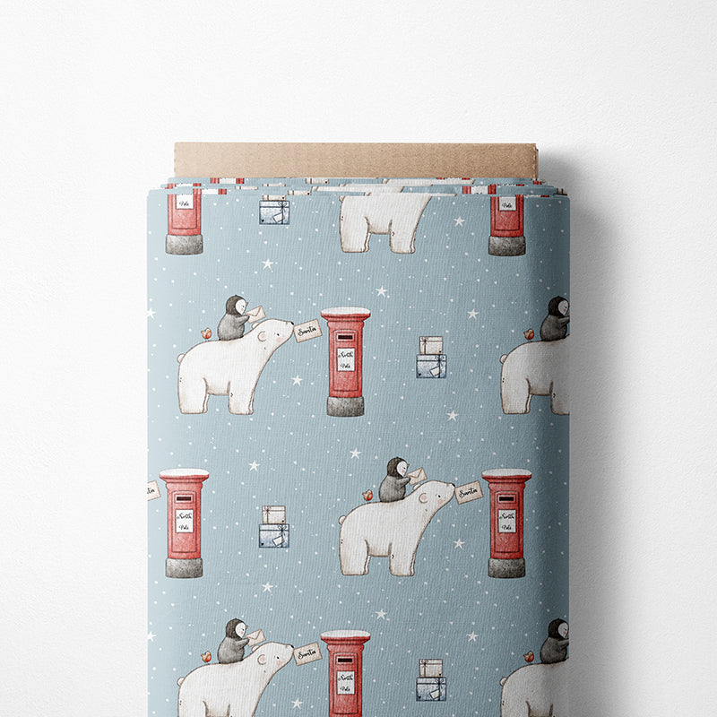 0.5m BIO French Terry Letters to North Pole