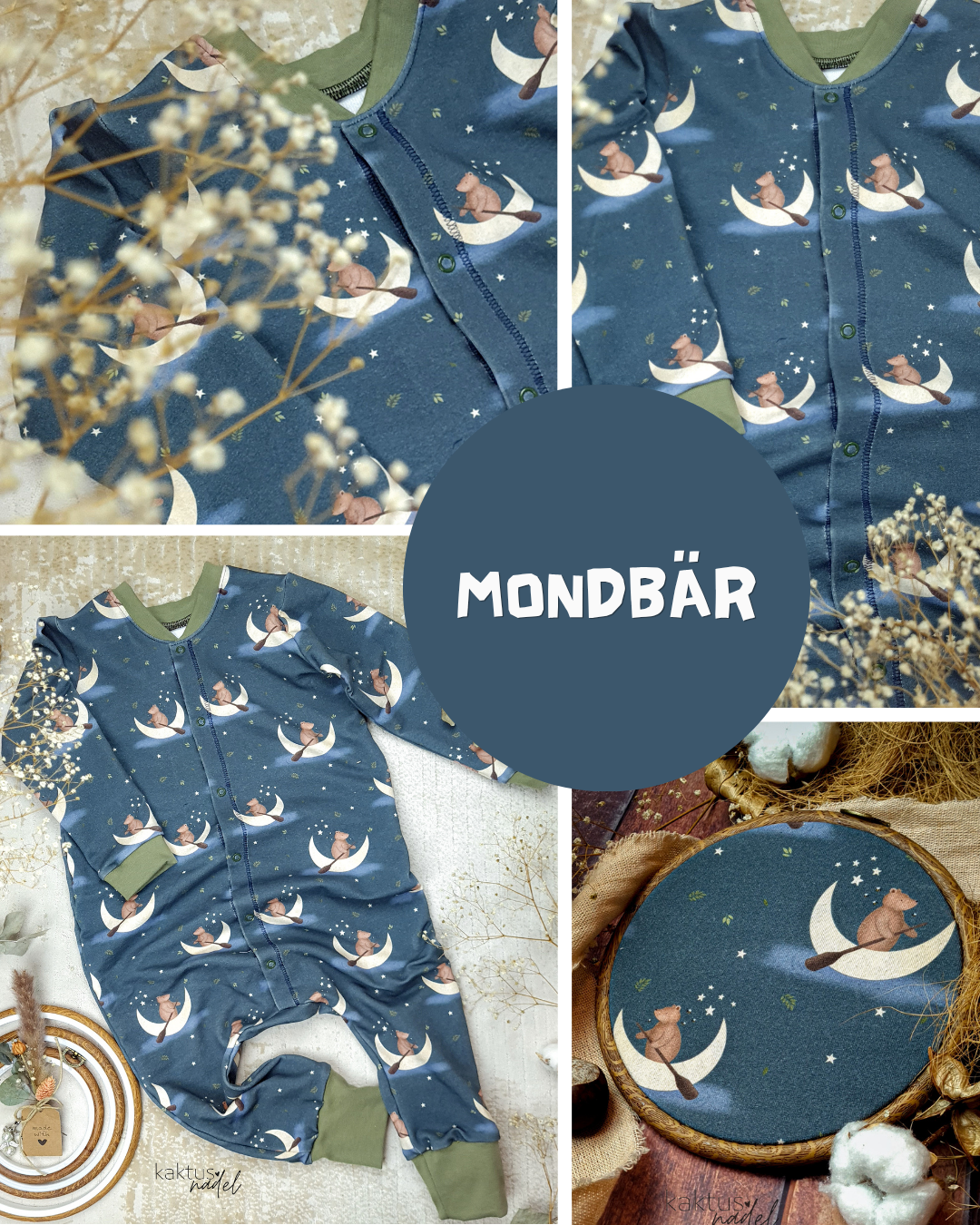 0.5m BIO French Terry Mondbär *VORBESTELLUNG*