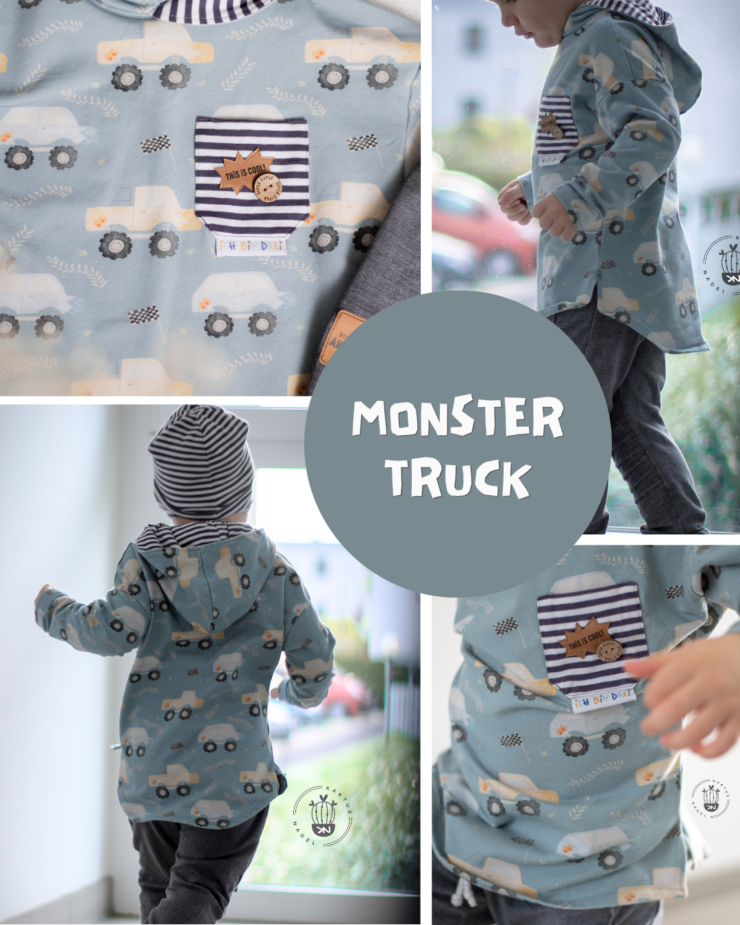0.5m BIO French Terry Monster Truck *STOFFÜBERSICHT*