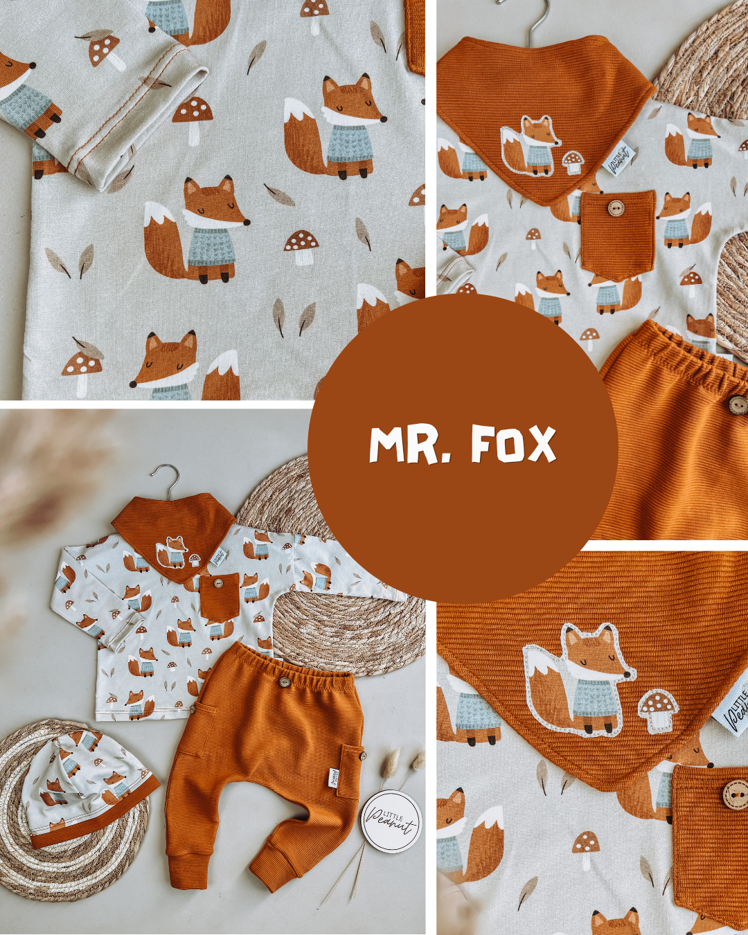 0.5m BIO French Terry Mr. Fox