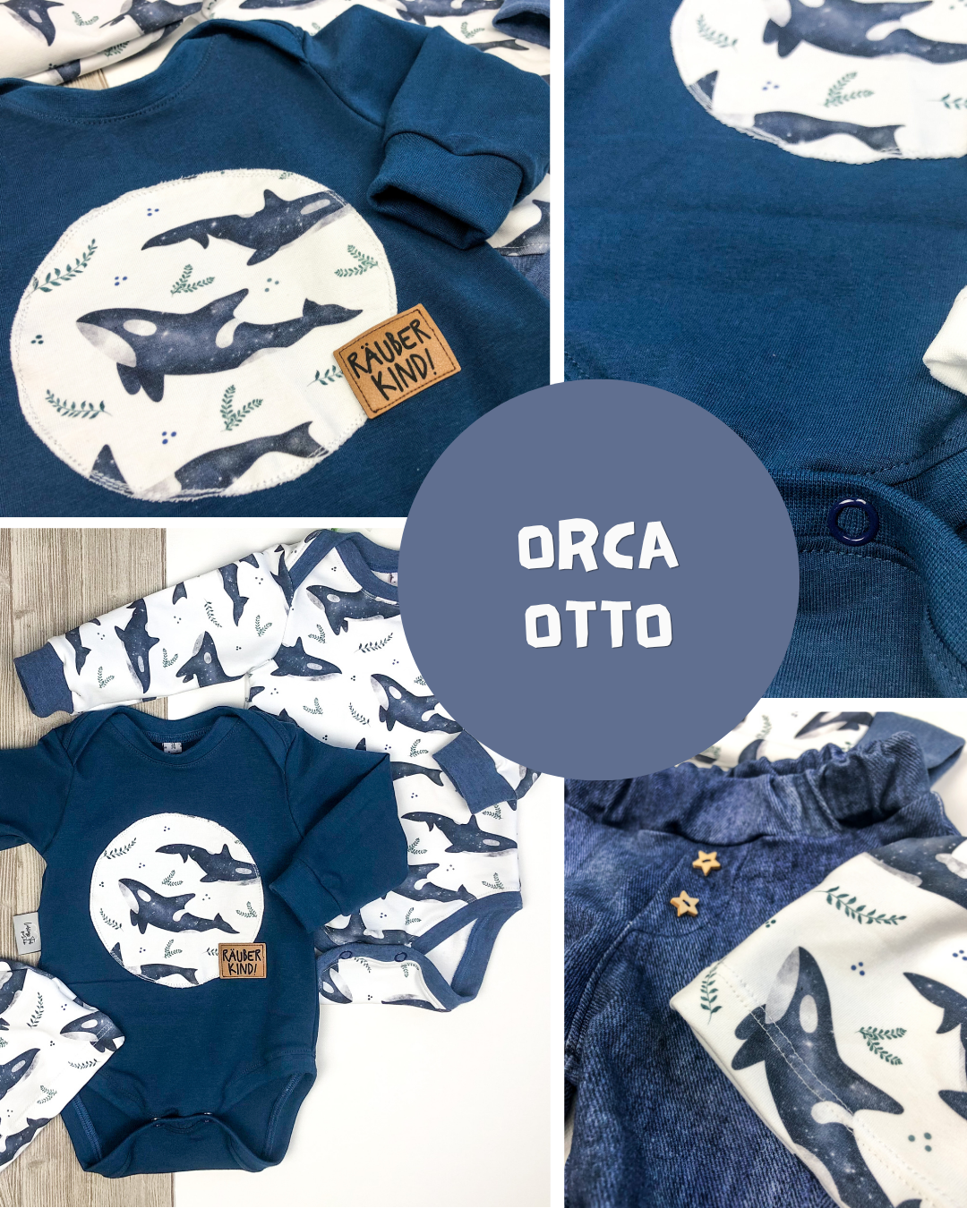 0.5m BIO French Terry Orca Otto