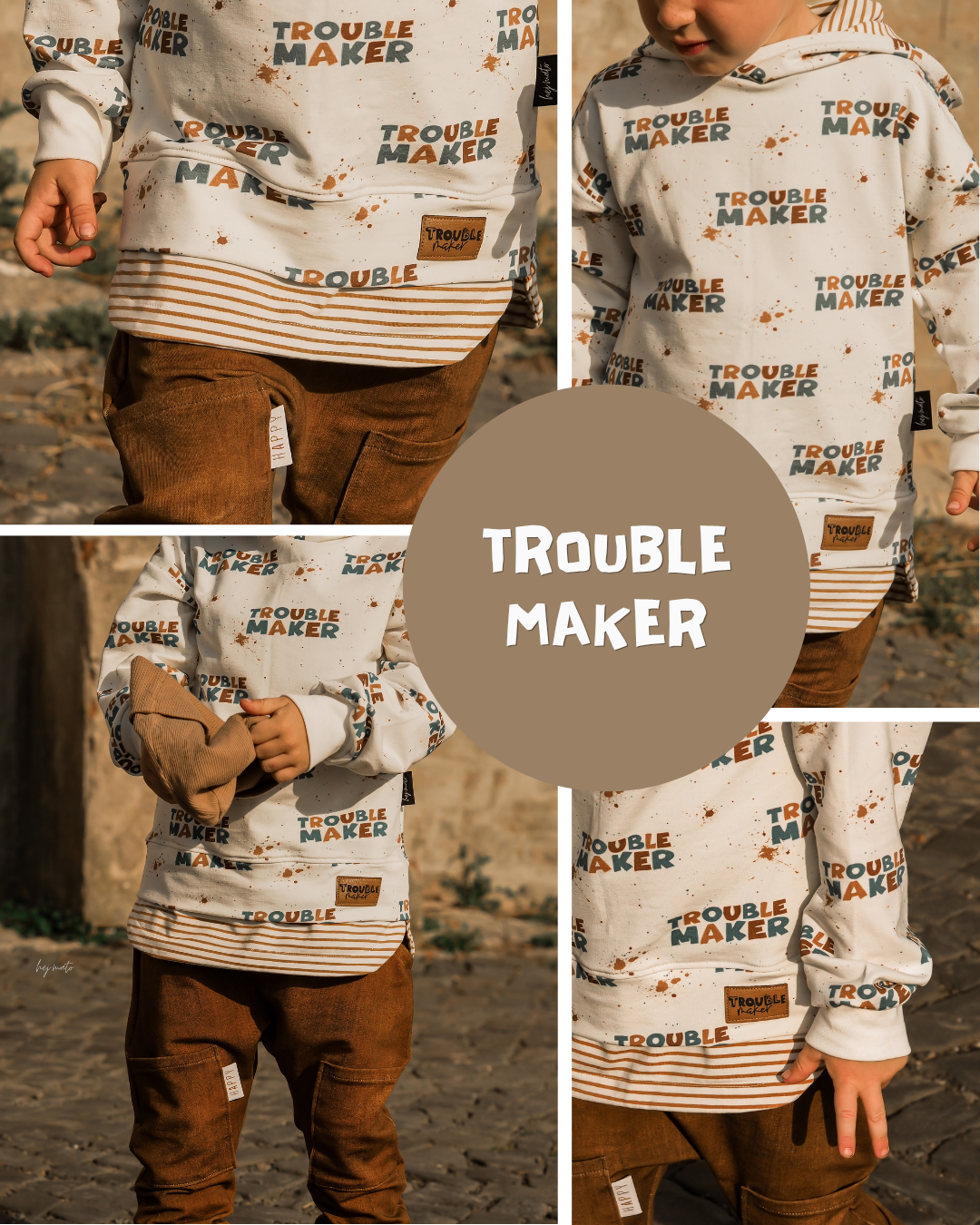 0.5m BIO French Terry Trouble Maker *VORBESTELLUNG*