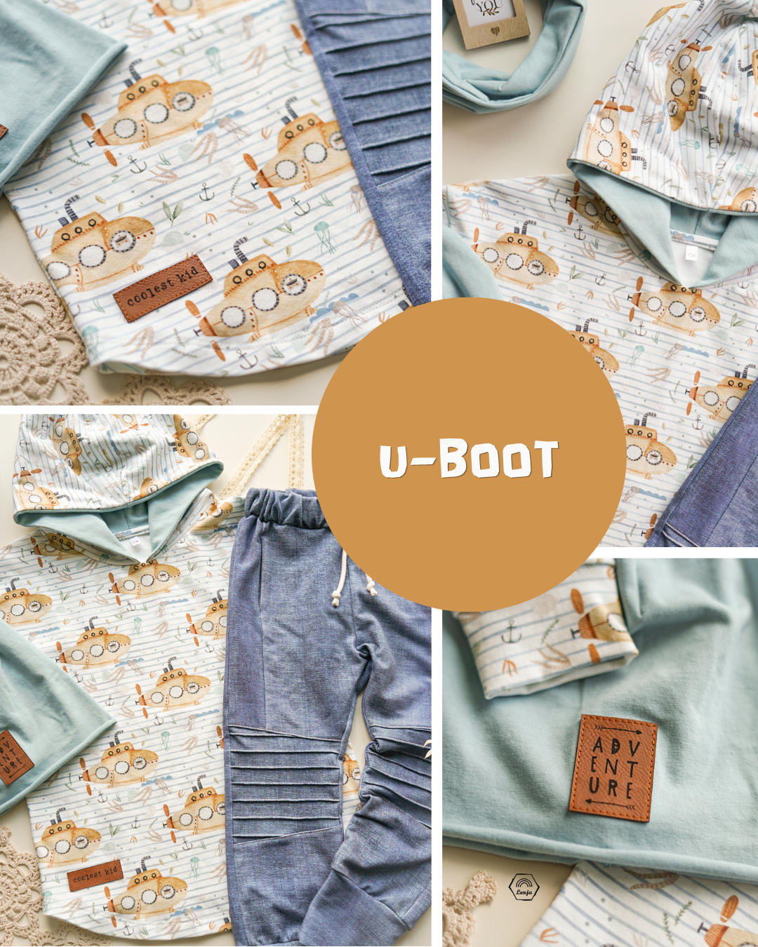 0.5m BIO French Terry U-Boot *VORBESTELLUNG*