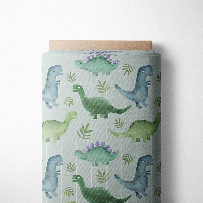 0.5m BIO French Terry Dino Roar *STOFFÜBERSICHT*